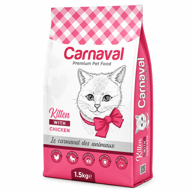 Carnaval Premium Cat Food – Kitten With Chicken (1.5kg)
