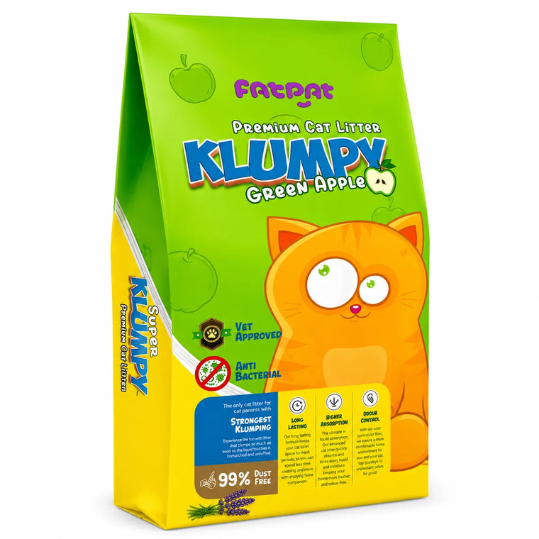 Fatpat Klumpy Green Apple Premium Cat Litter