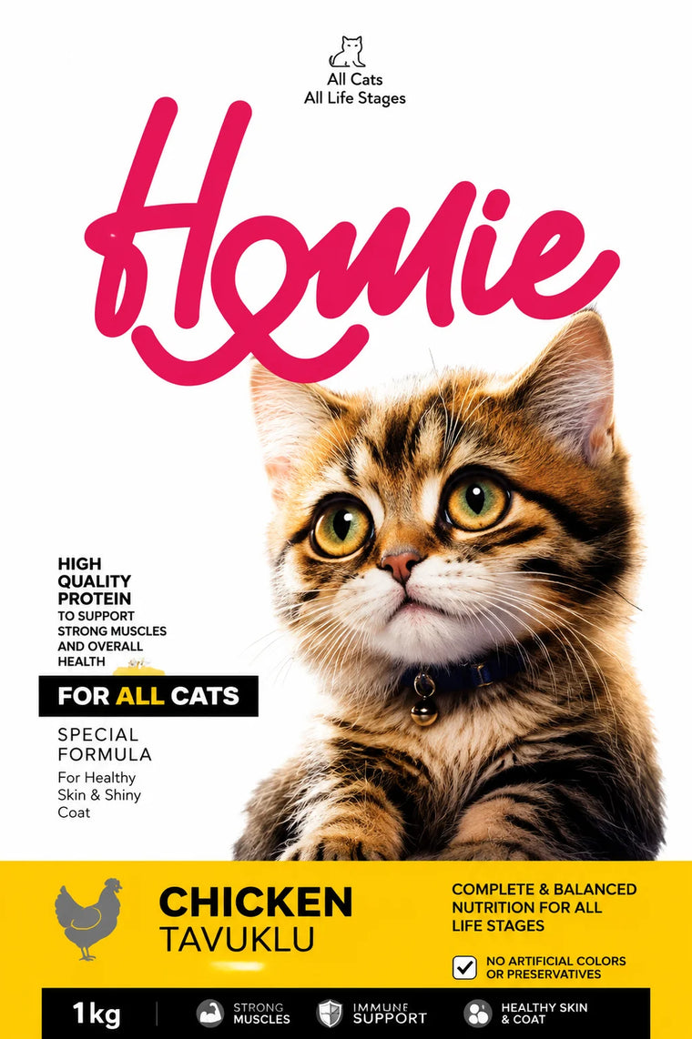 Homie Super Premium Low Grain Kitten And Mother Dry Cat Food – Chicken (Pro38/Fat18)
