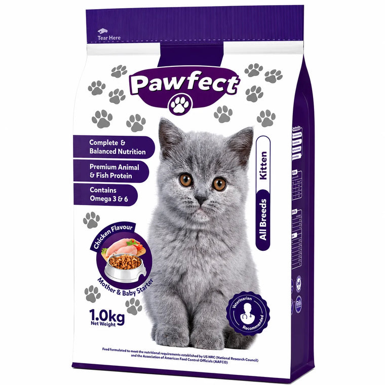 Pawfect Kitten Food – Chicken Flavour (1kg)