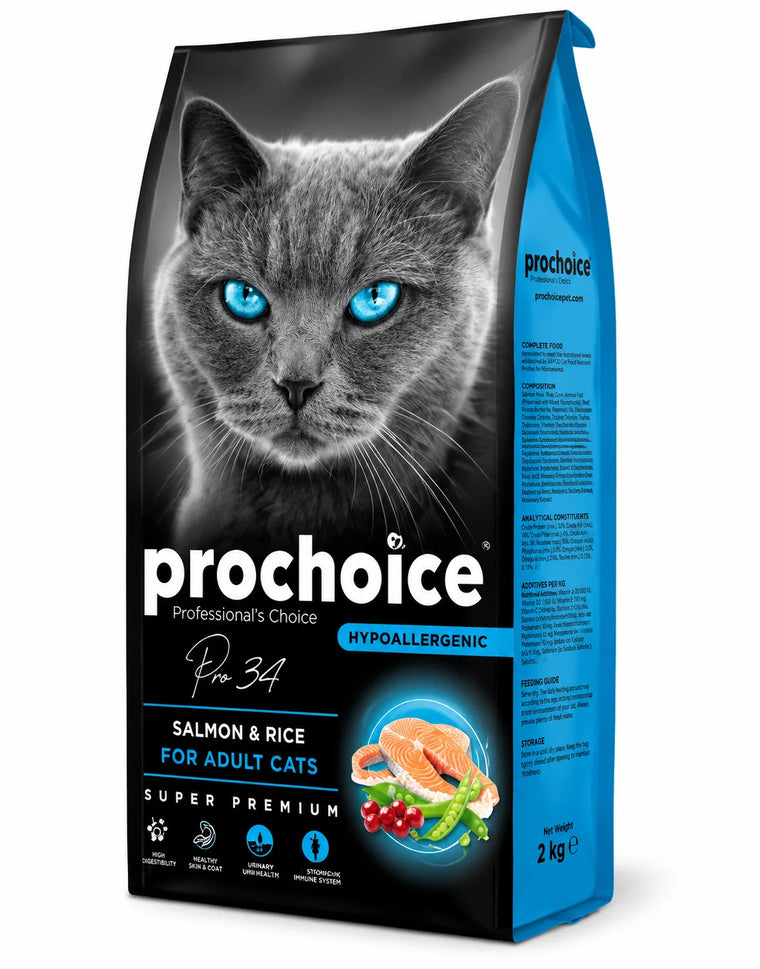 ProChoice Adult Dry Cat Food – Salmon (2kg)